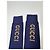 Gucci Blaue Stretch-Baumwollsocken mit Logo - Ansicht 4