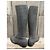Pollini Grey Leather High Boots with Metallic Toe - view 4