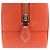 Hermès BORSA A MANO HERMES PLUME 28 CM IN PELLE GRANA ORANGE - vista 8