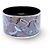Hermès HERMES EMAIL XL CONCOURS D'ETRIERS 18CM ROSE BLEU BRACELET CUFF BANGLE