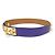 Hermès HERMES COLLIER DE CHIEN MEDOR GÜRTEL 5CM T85 AUS EPSOM LEDER VIOLET - Ansicht 2