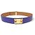 Hermès HERMES COLLIER DE CHIEN MEDOR GÜRTEL 5CM T85 AUS EPSOM LEDER VIOLET - Ansicht 3