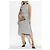 Dries Van Noten Gonna Hevira in cotone grigio - vista 2