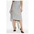 Dries Van Noten Gonna Hevira in cotone grigio - vista 3