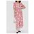 Alessandra Rich Seidenkleid Rosa mit Blumenmuster - Ansicht 2
