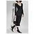 Vestido Diesel M-MELTI-LS de algodón negro - vista 2