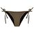 Parte inferiore bikini Dsquared2 Tie Side Verde Khaki