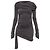 Autre Marque MISBHV Graues drapiertes Strickkleid
