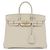 Hermès Birkin25 Togo in pelle bianca