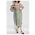 Diesel DE-VERA-S Midi-Kleid Beige Baumwolle - Ansicht 2