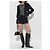 Saia com shorts T By Alexander Wang preta de algodão - vista 2