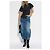 Vêtements Falda vaquera azul efecto lavado VETEMENTS - vista 2