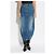 Vêtements Falda vaquera azul efecto lavado VETEMENTS - vista 3