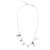 Collar Marni de latón plateado
