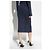 Gonna midi a matita M-MERYN Diesel blu cotone - vista 4