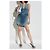 Vestido Diesel DE-LARIS--S de denim azul de algodón - vista 2