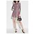 Diesel D-POLYNA Kleid Rosa Nylon Mini - Ansicht 2