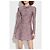 Diesel D-POLYNA Kleid Rosa Nylon Mini - Ansicht 3