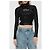 Diesel M-VALARI-TN Top Schwarz Rippstrick - Ansicht 3
