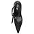 Décolleté Moschino in pelle nera - vista 6