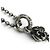 Chrome Hearts 1BALL BS FLEUR 1 Ball BS Flare Silver Necklace - vista 5