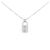 Hermès Collana Hermes Amulette Cadena in oro bianco 18K e diamanti