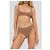 Braga de bikini Dsquared2 Beige Marrón - vista 2