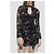 Autre Marque Top trasparente nero in mesh MISBHV con collo alto - vista 3