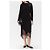 Robe Adima Iro noire en viscose avec dentelle - vue 2