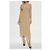 Diesel M-OLONI Strickkleid aus Wolle Beige - Ansicht 3