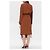 Kimono Moschino avec ceinture marron - vue 4