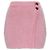 Saia rosa de lã e mohair Alessandra Rich