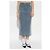 Gonna in denim blu Moschino - vista 3
