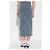 Gonna in denim blu Moschino - vista 4