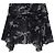 Autre Marque Falda de malla transparente MISBHV negra