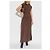 Abito maxi D-JARY Diesel marrone in cotone - vista 2