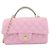Borsa a tracolla Chanel in pelle d'agnello