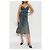 Diesel DE-MELVI-S Kleid in Blau Denim Midi - Ansicht 2