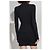 Top nero a maniche lunghe M-MELISSA Diesel - vista 4