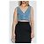 Iro Illian Denim Crop Top Blau - Ansicht 3
