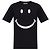 Camiseta Moschino x Smiley de algodón negro