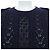 Top de punto Chanel Azul Marino - vista 5