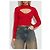Top de punto de lana rojo M-OLINA Diesel - vista 3