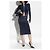 Falda midi lápiz M-MERYN Diesel azul algodón - vista 2