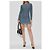 Vestido Diesel M-HALMA de algodón azul pata de gallo - vista 2