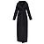 Cappotto lungo nero in lana e seta Dsquared2
