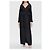 Cappotto lungo nero in lana e seta Dsquared2 - vista 3