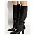 Botines de tacón en cuero negro Nodaleto - vista 2