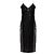 Palm Angels Paillettenkleid mit doppeltem Schlitz