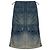 Diesel DE-MEGI-S Lyocell Midi Rock Blau
